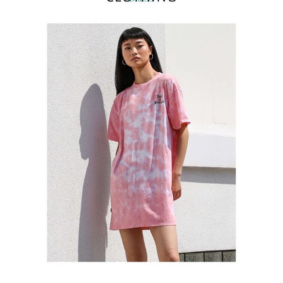 🌟NEW JUICY COUTURE BLONDE JUICY BOXY TSHIRT DRESS - Picture 1 of 7